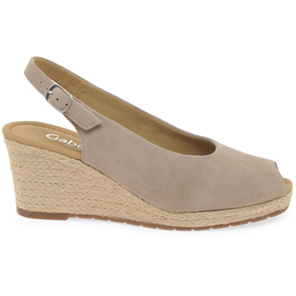 Gabor Shoes Tandy Sandal Rabbit Beige