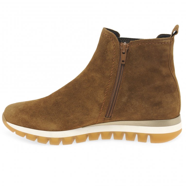 Gabor Shoes Teller Trainer Boot Cognac