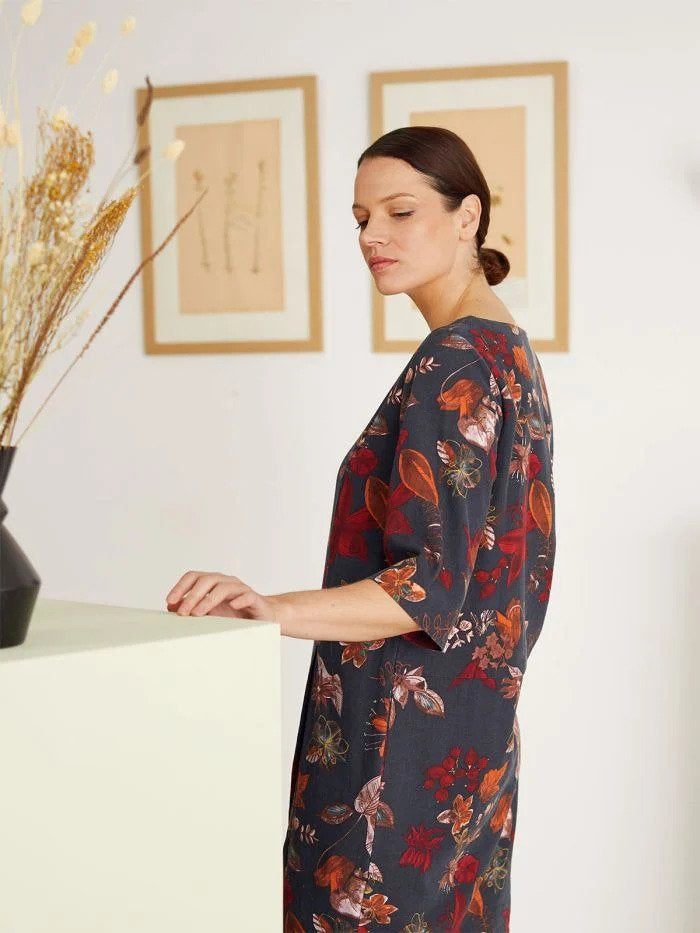 Thought Josefa Dress Midnight Navy