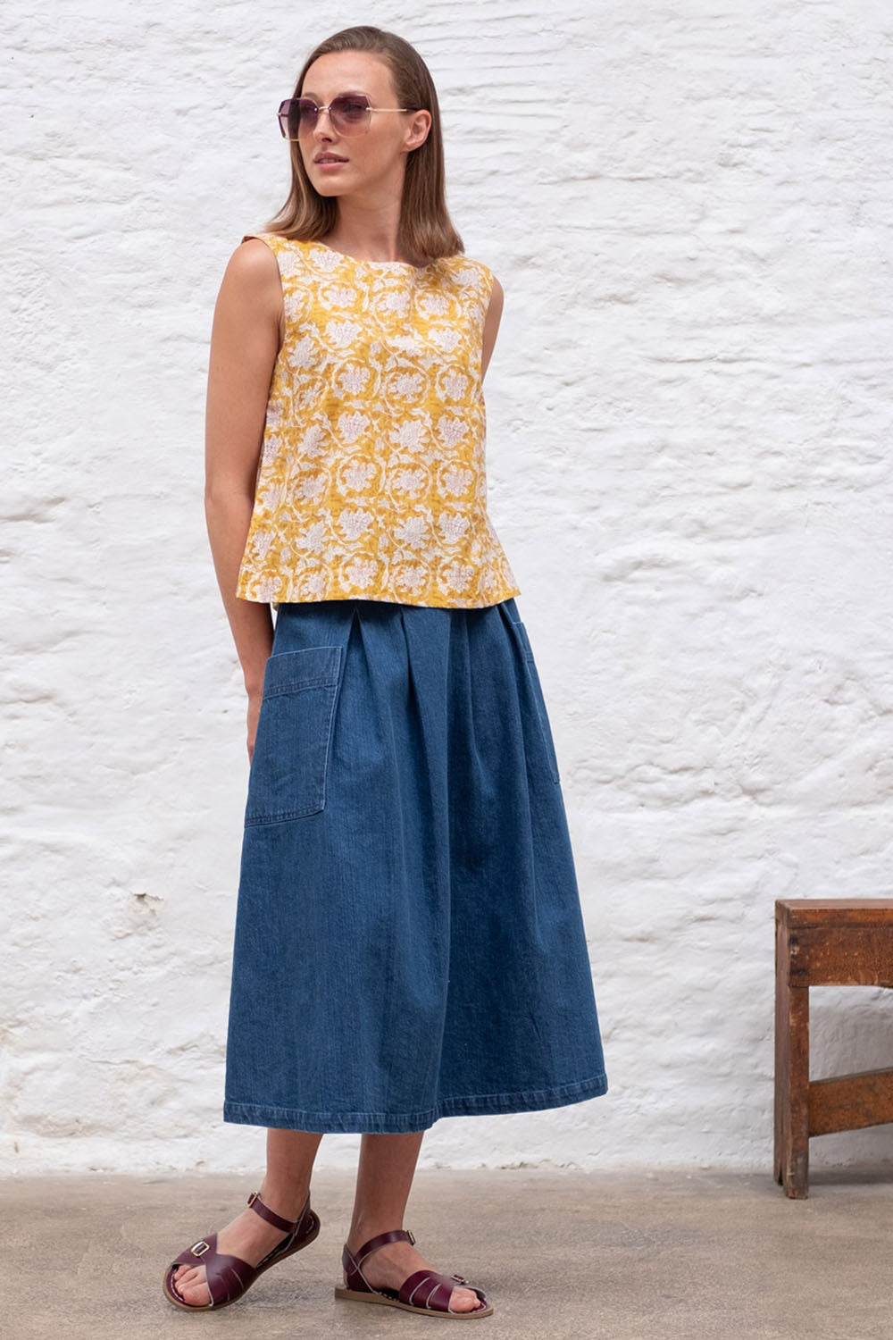 Elsie Midi Skirt