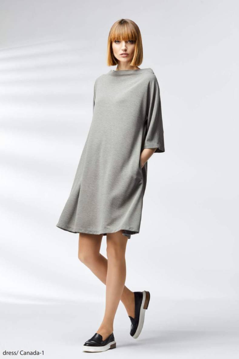 GR Nature Canada Dress Grey