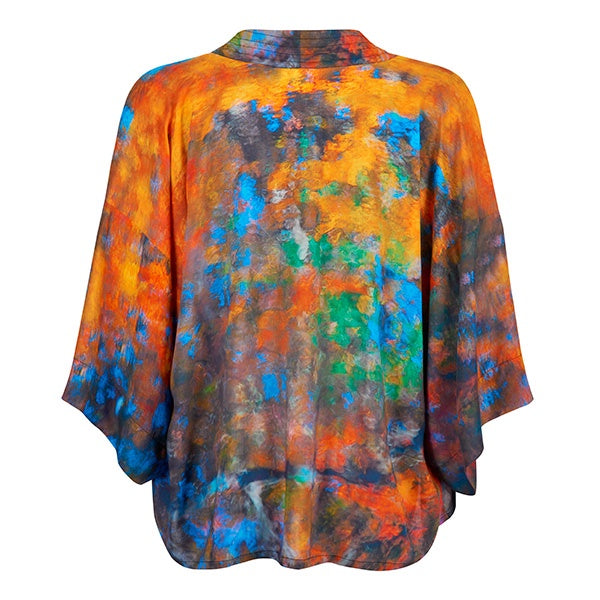 JessieJuniper Orange Tree Reflections Kimono