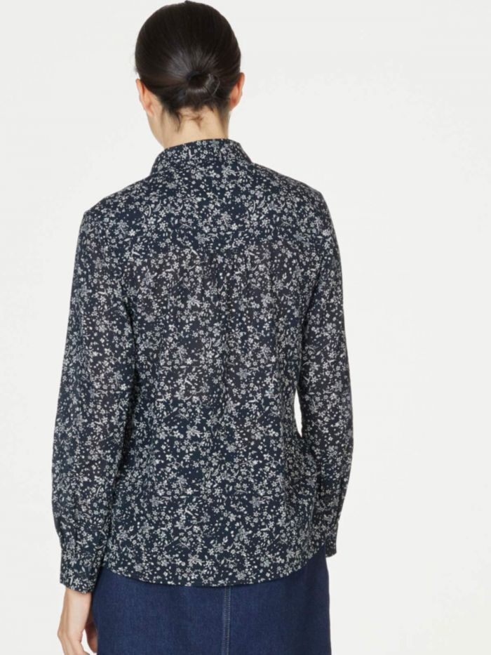 Thought Florentine Collar Shirt Midnight