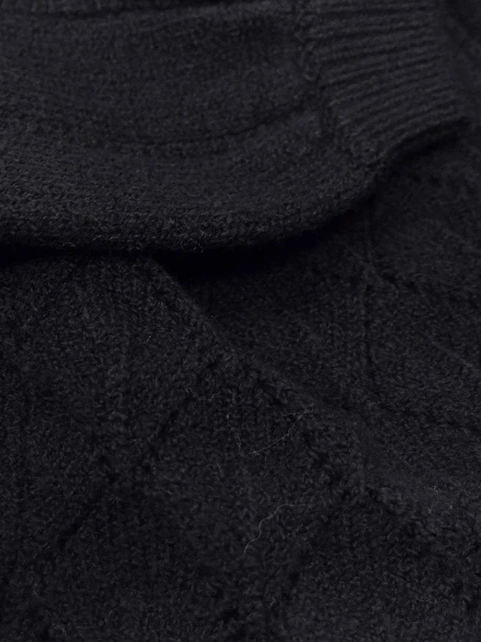 Thought Bennedetta Pointelle Jumper Black