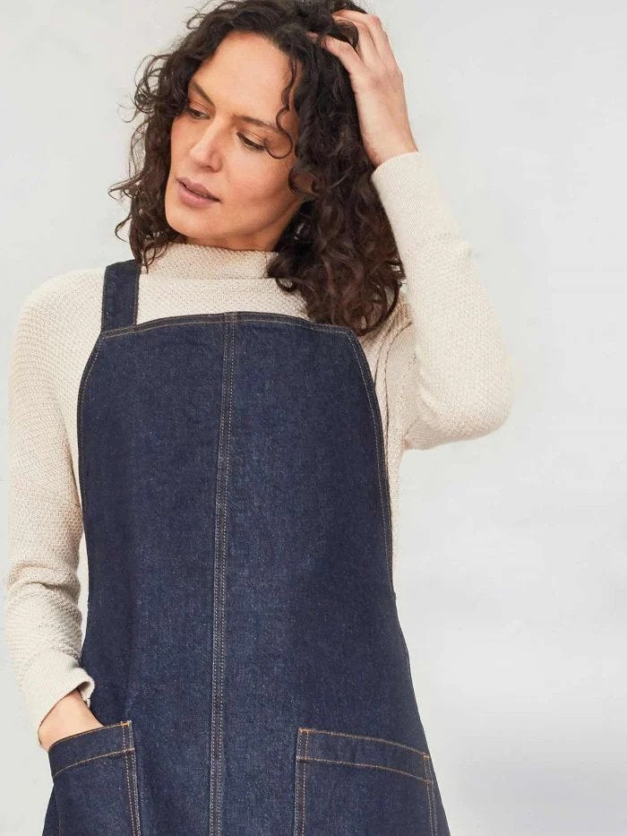 Thought Essential Pinafore Dress Denim