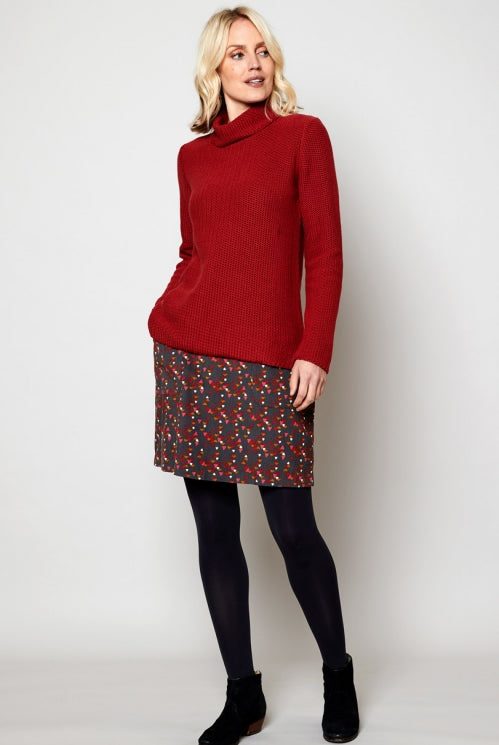 Nomads Textured Knit Turtle Neck Jumper