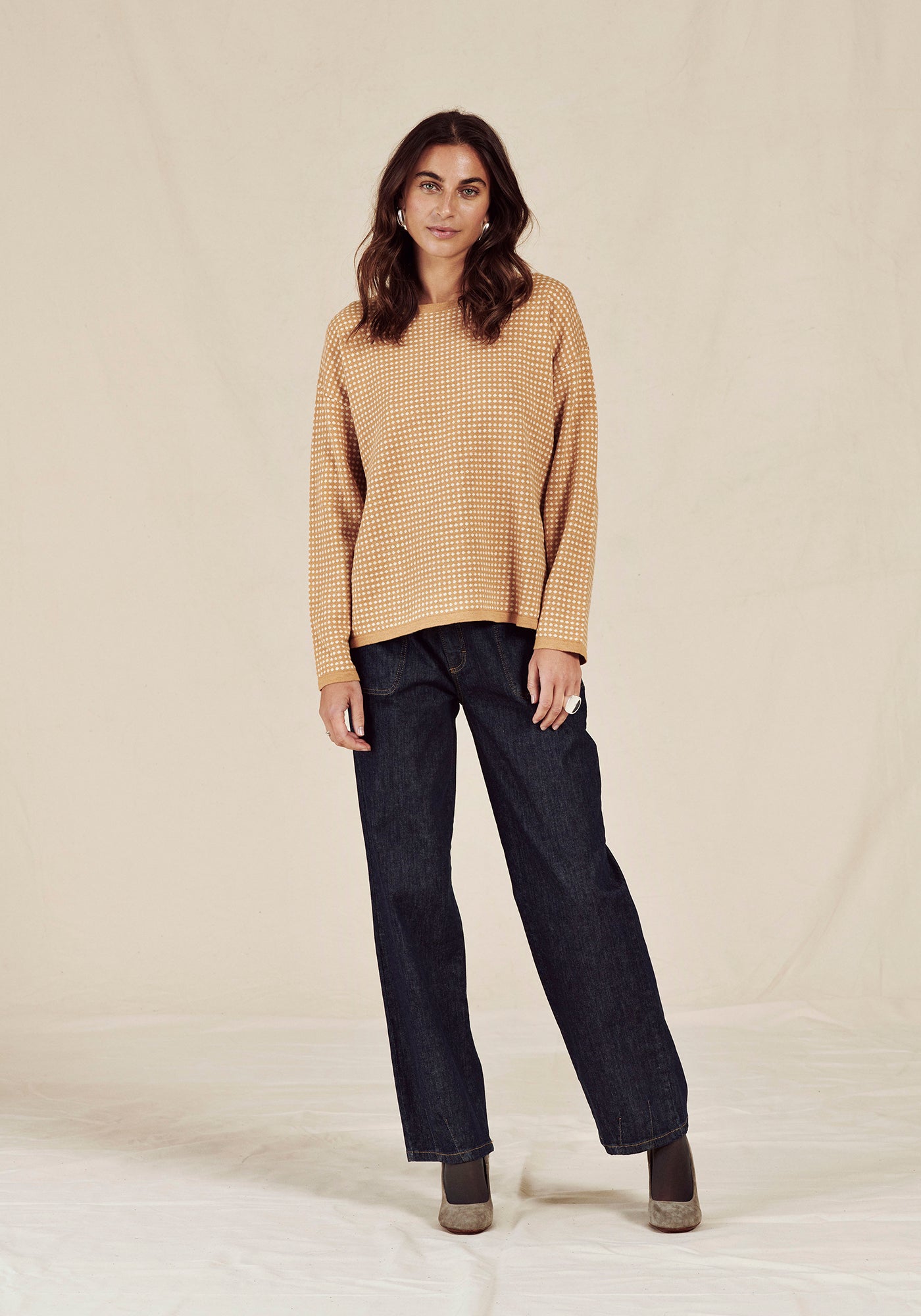 Two Danes Amy Jumper Latte Cream