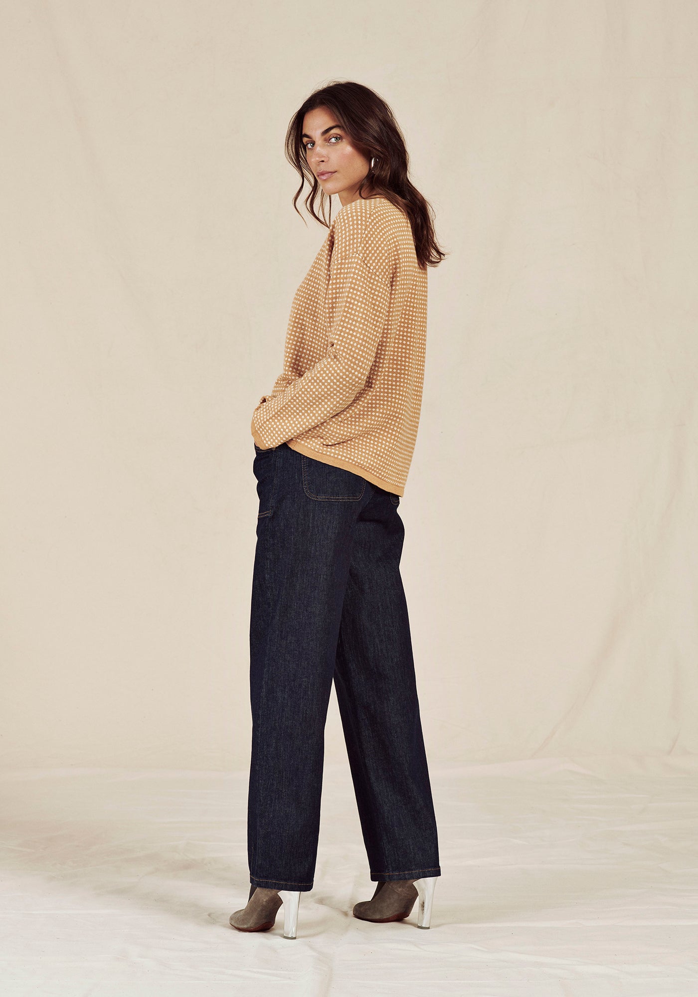Two Danes Amy Jumper Latte Cream