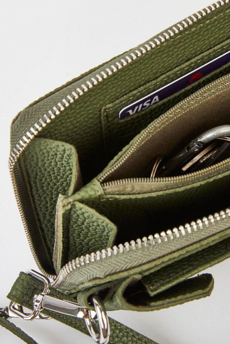 Goodeehoo Bags Columbian Cross Body Bag Olive