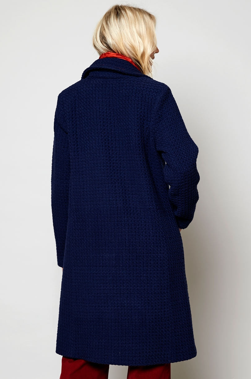 Nomads Handloom Coat Indigo