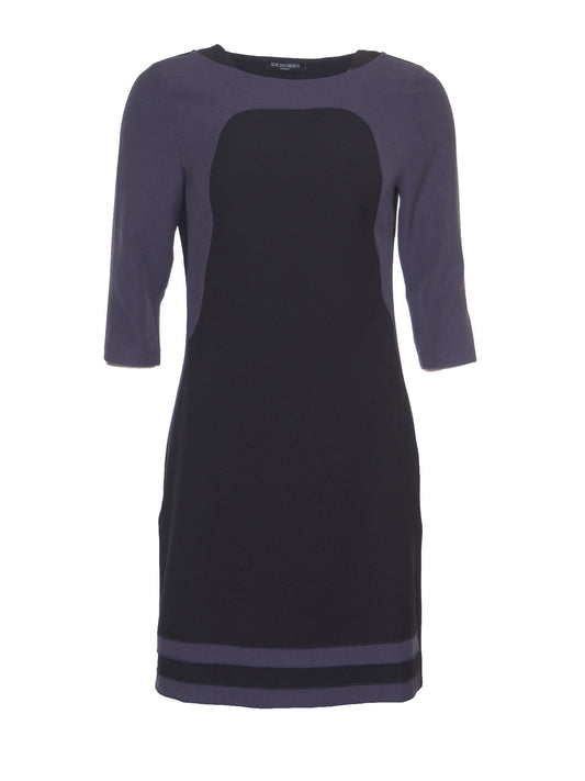 Ilse Jacobsen Colour Block Dress EDEN04 Blue
