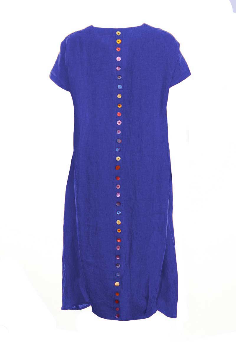 Ralston Iris Dress Ocean Blue
