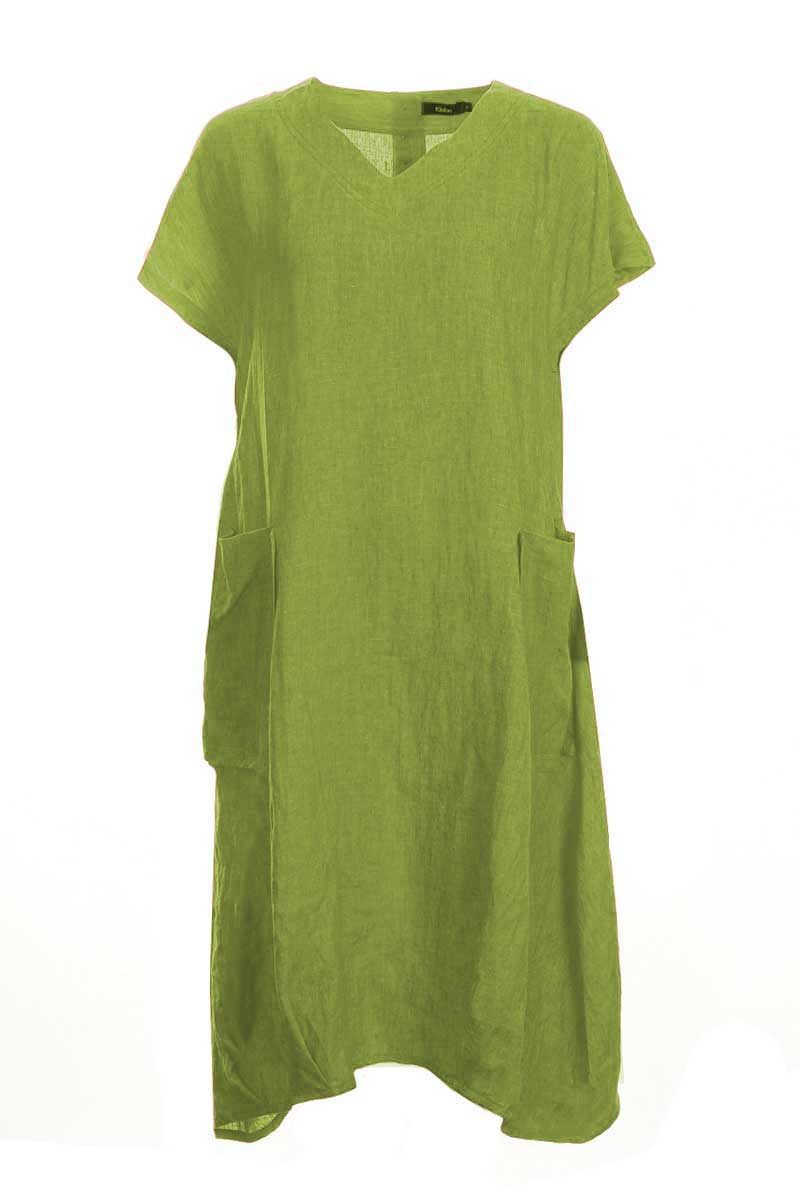 Iris Dress Kiwi Green Jessie Juniper Iris Dress Kiwi Green Jessie Juniper