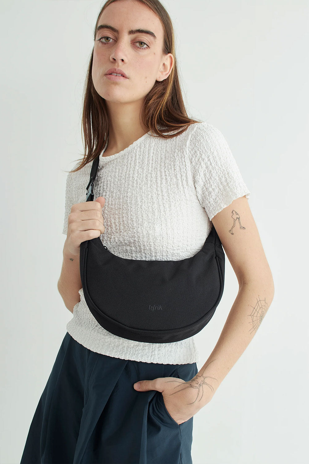 Lefrik Lua Bag Stripes Black