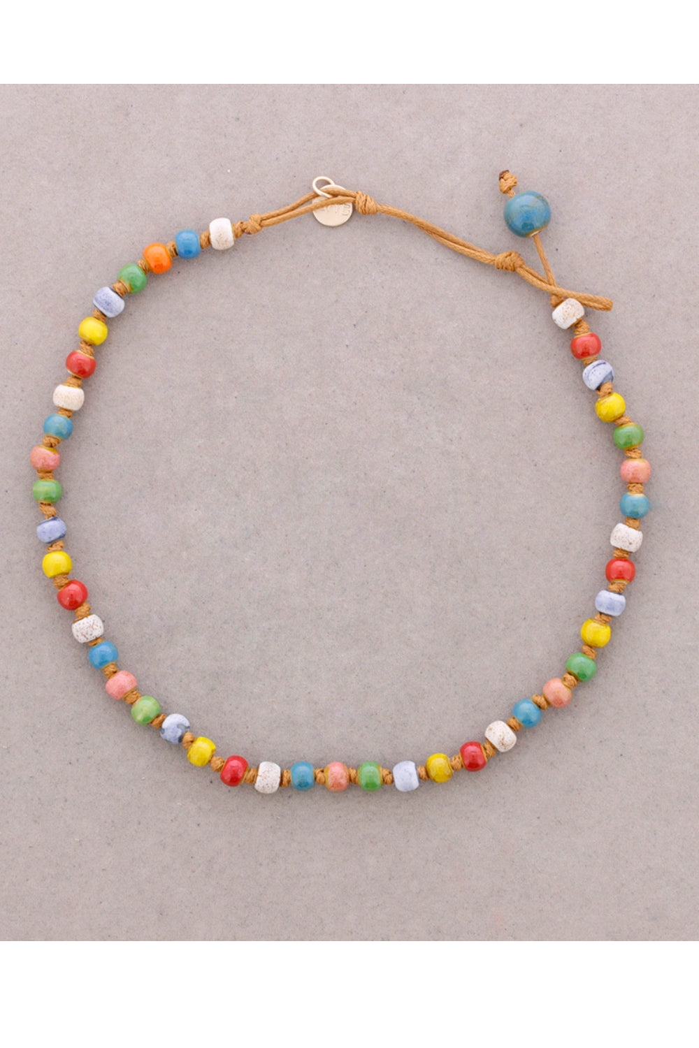 Small Ceramic Bead Necklace