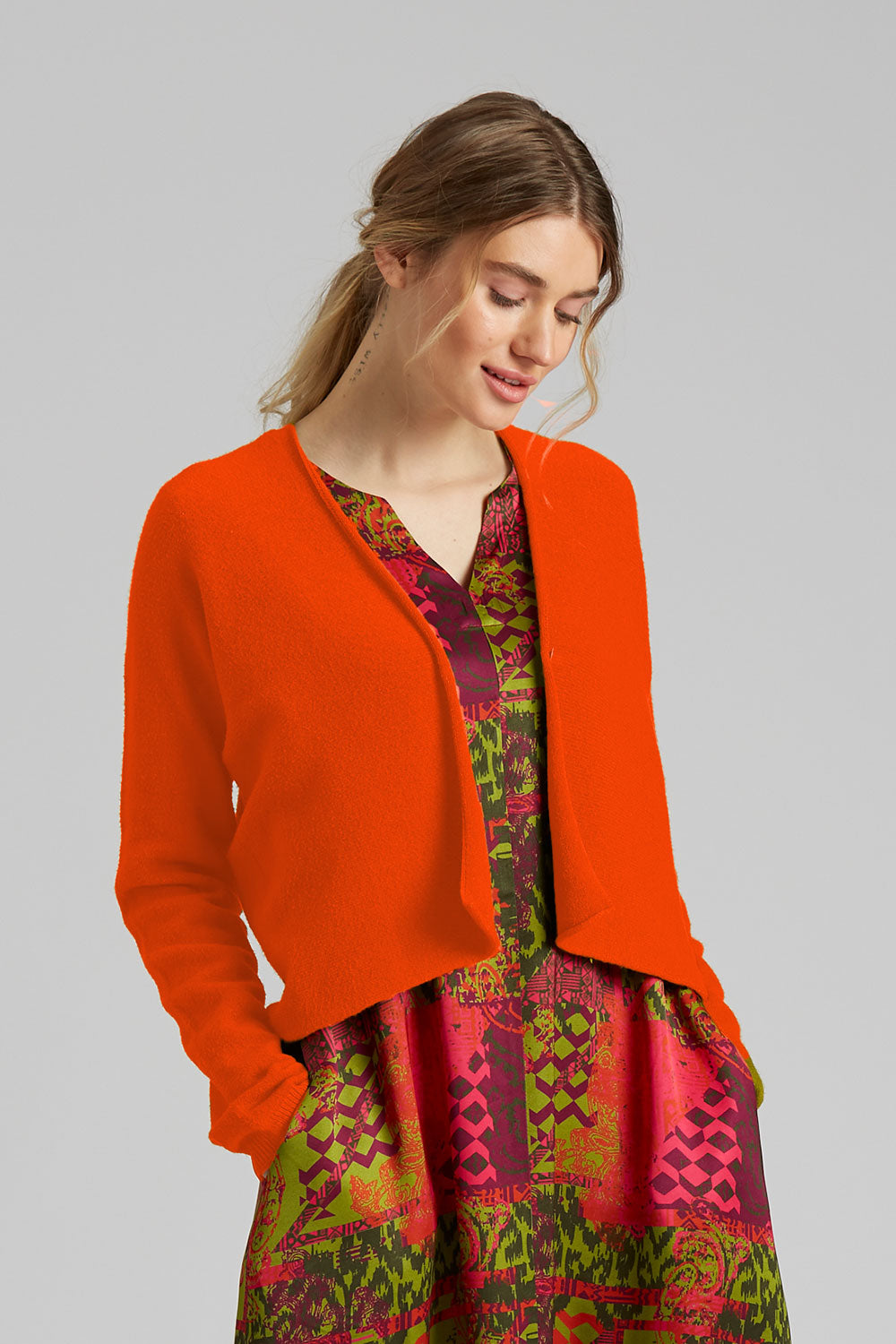 Short edge to edge cardigan hotsell