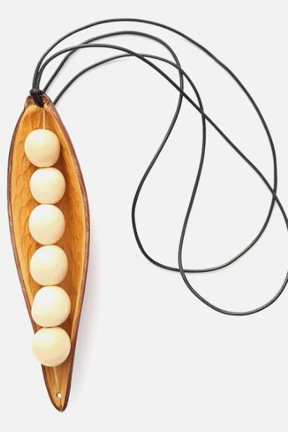 Pretty Pink Jewellery Pod Necklace Natural