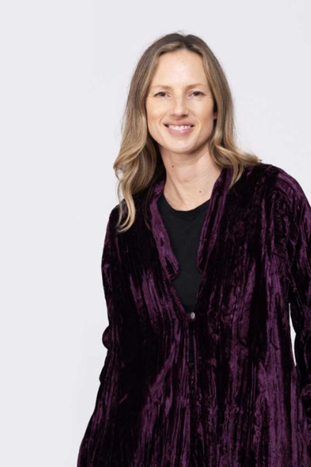 Nargis Velvet Crushed Jacket
