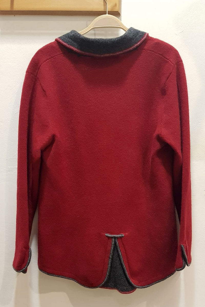 Sophies Wild Woollens Radish Three Button Jacket