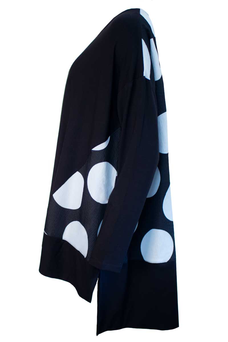 Alembika Black Bubbles Top