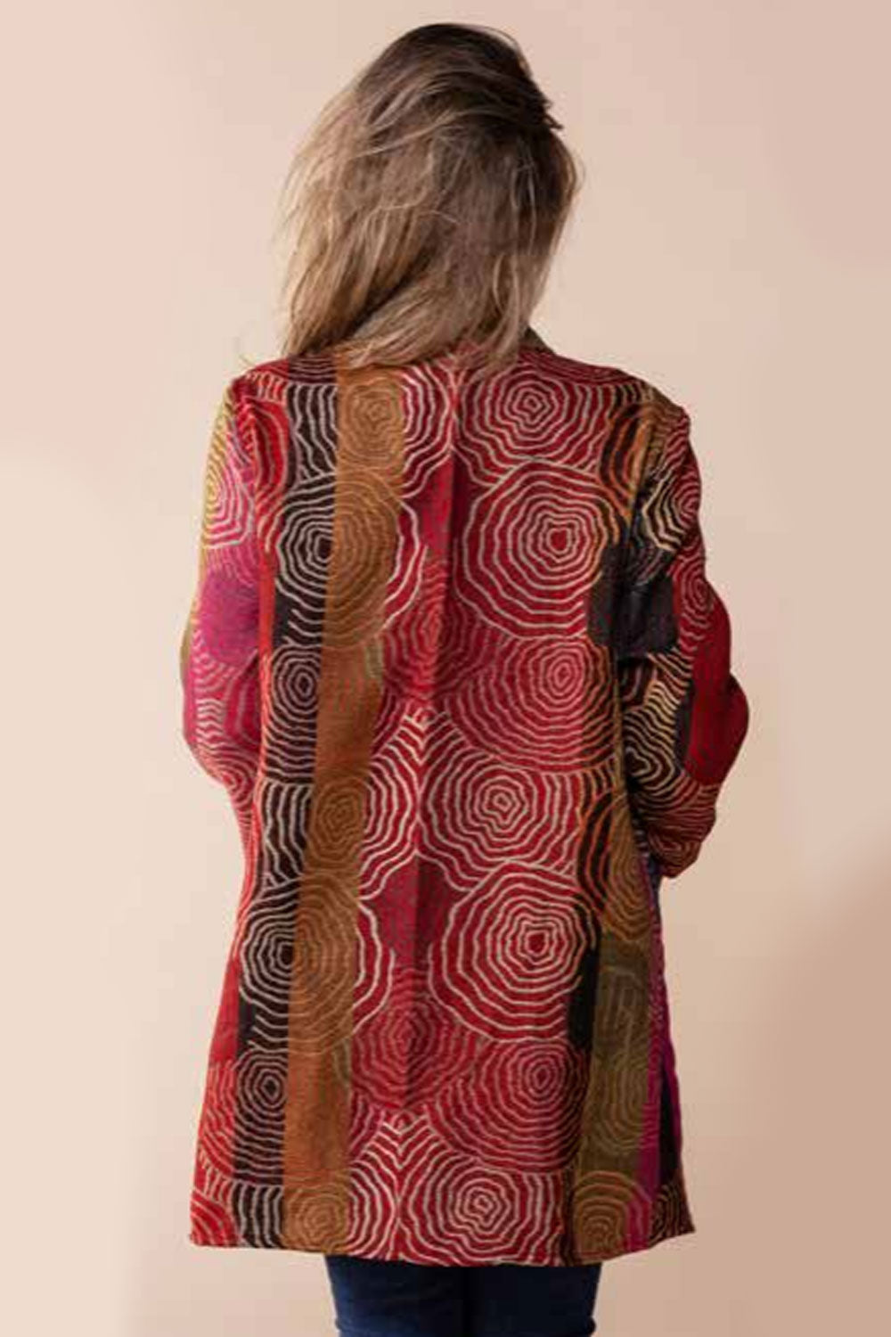 Nila Rubia Reversible Swirl Thar Jacket Red