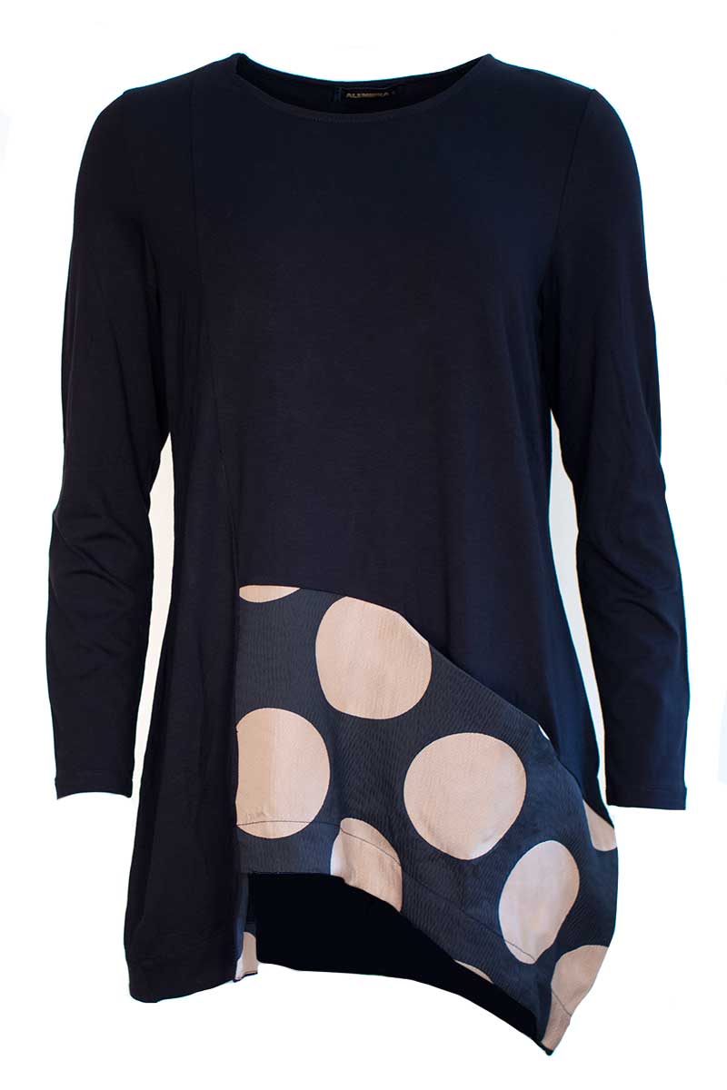 Alembika Black Spheres Top