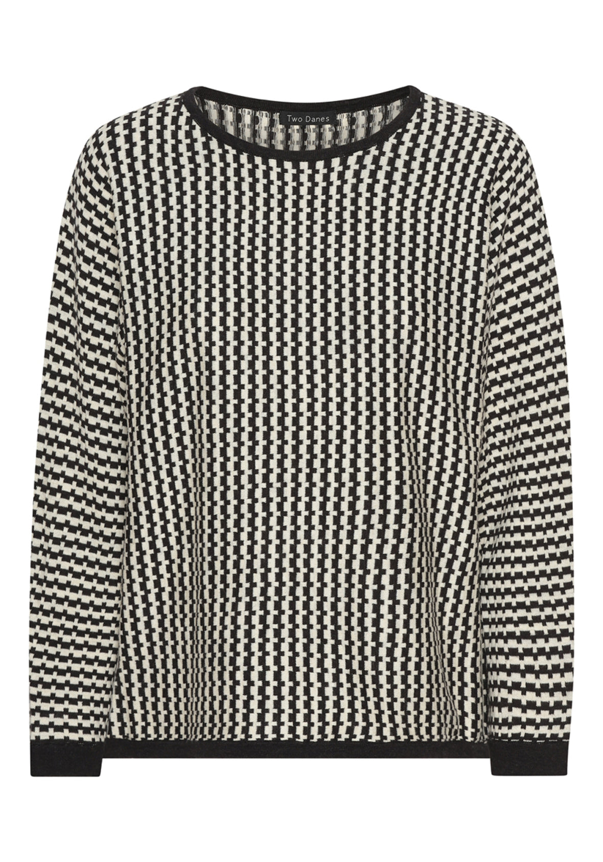 Two Danes Agatha Jumper Black Cream