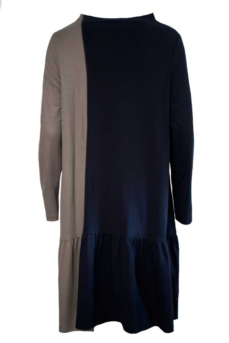 Alembika Black and Khaki Dress