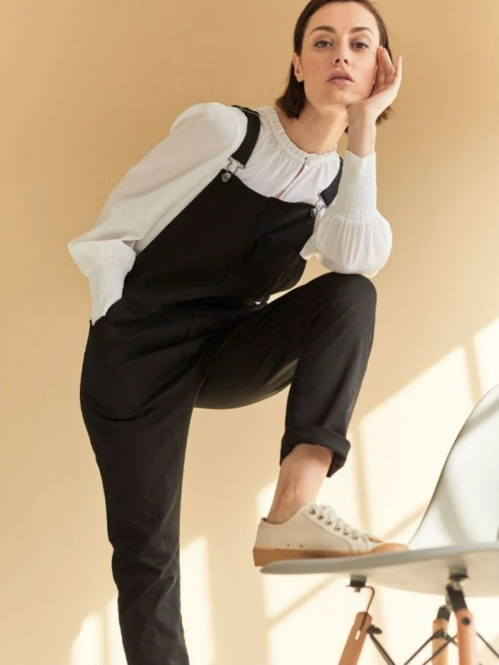 Thought Ottoline Dungarees Black