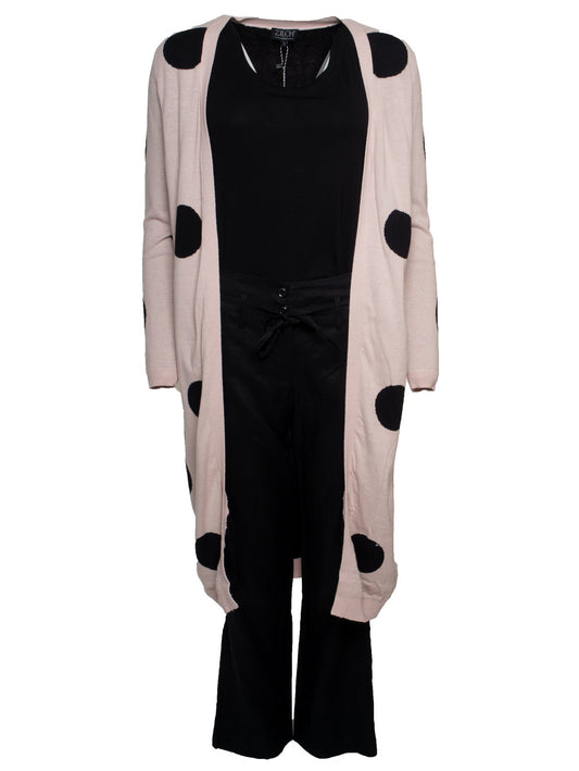 Zilch Long Cardigan 71COT20 Pink