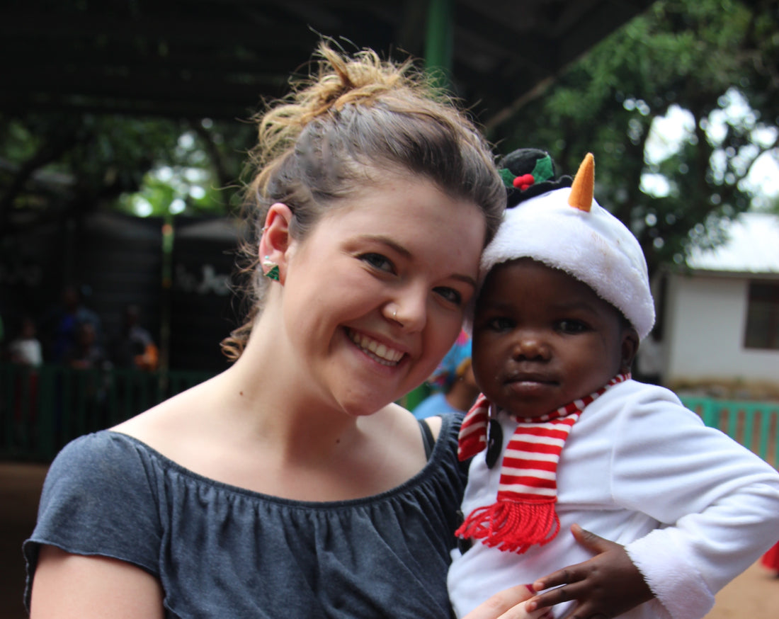 Phoebe in Tanzania