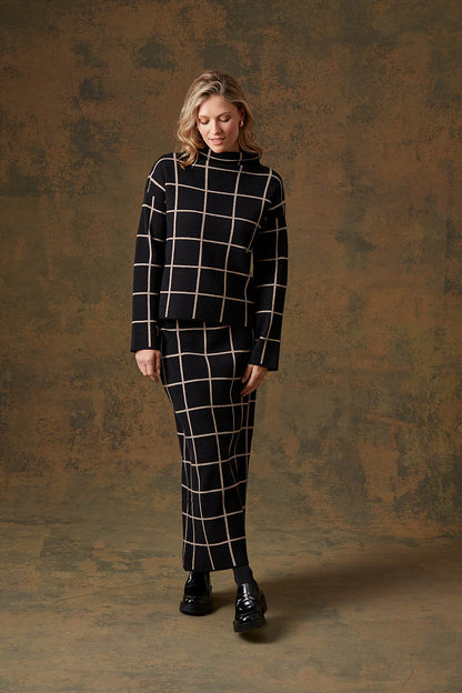 Jacquard Check 2587 Sweater