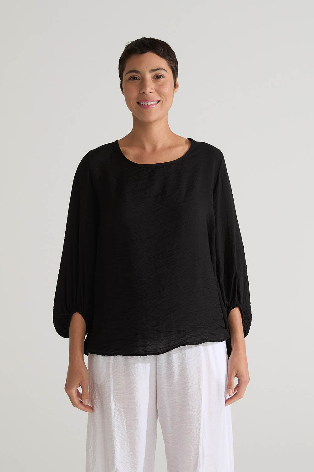 Balloon Sleeve Parachute Top