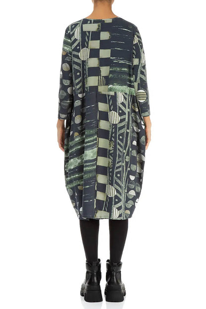 Jersey 3/4 Sleeve 91633 Dress