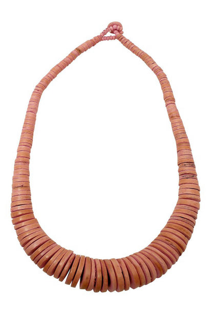 Coconut Disc Necklace