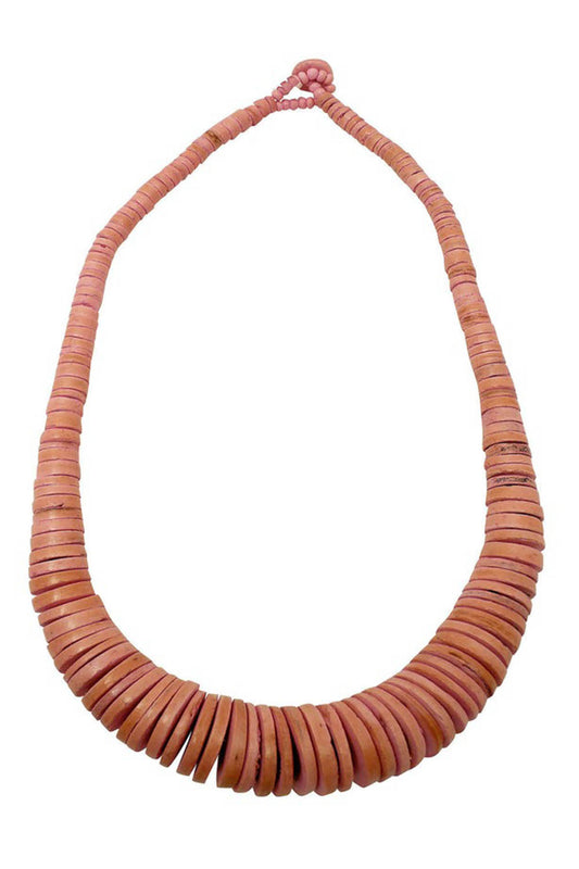 Coconut Disc Necklace