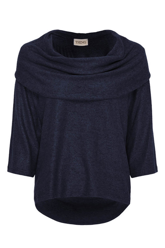 Cowl Neck Soft Knit Top