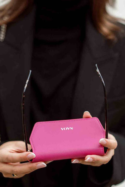 Apple Leather Slim Glasses Case