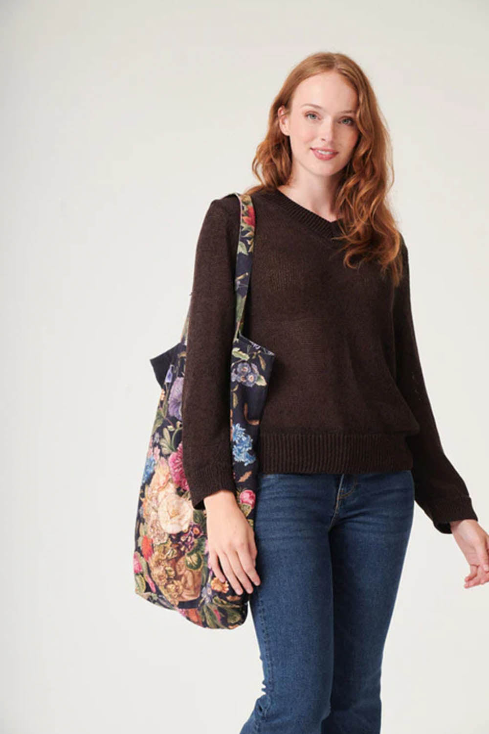 Primula Berry Canvas Bag