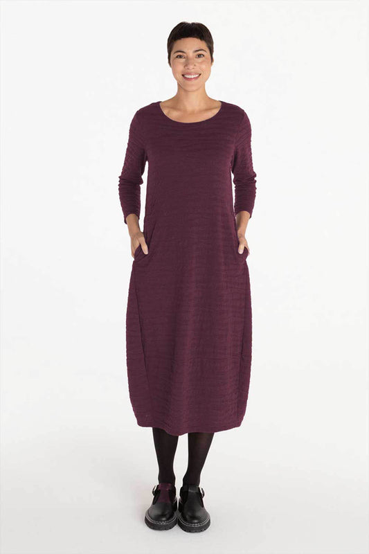 Textured Char Dress