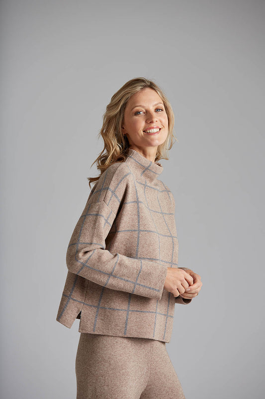 Jacquard Check 2587 Sweater