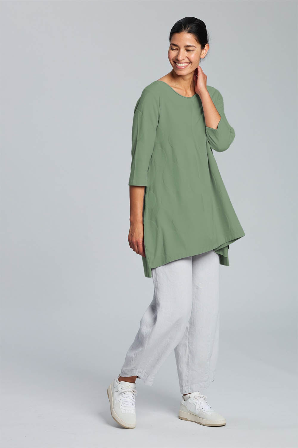 Wide Circle 8553-028 Tunic Top