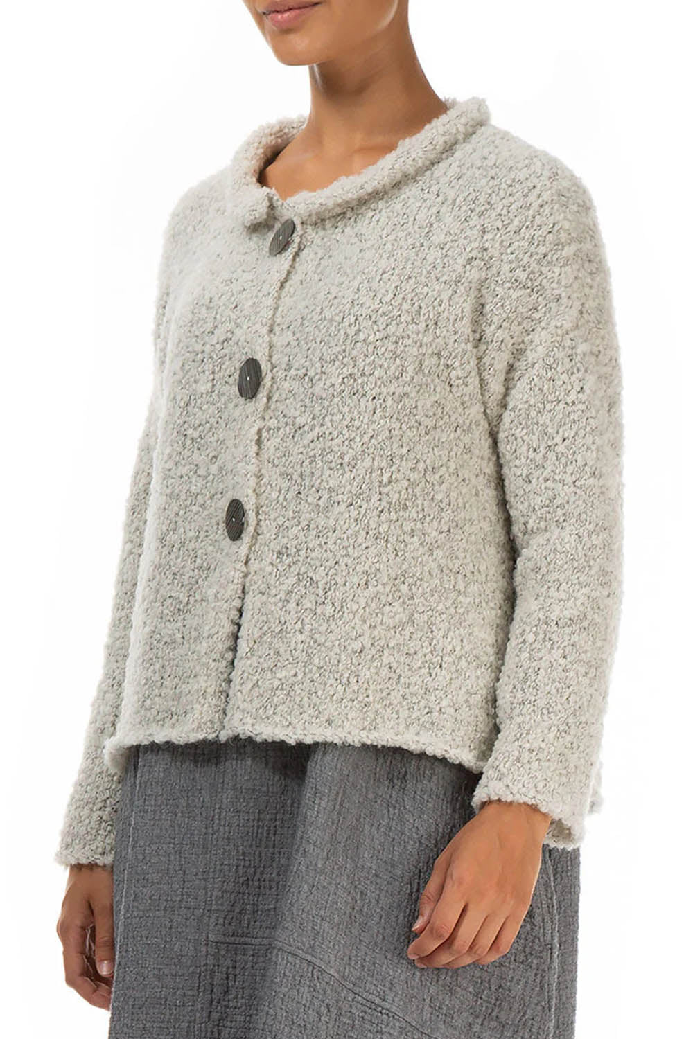 Melange Alpaca 6668 Cardigan