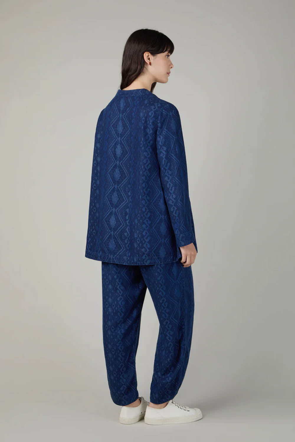 Diamond Patchwork Print Shirt