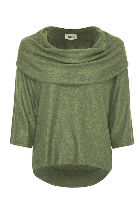 Cowl Neck Soft Knit Top