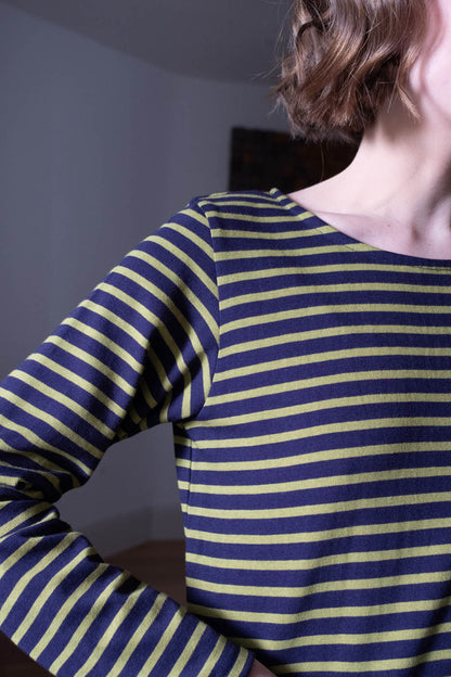 Navy Stripe Sailor Tee