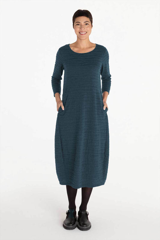 Textured Char Dress