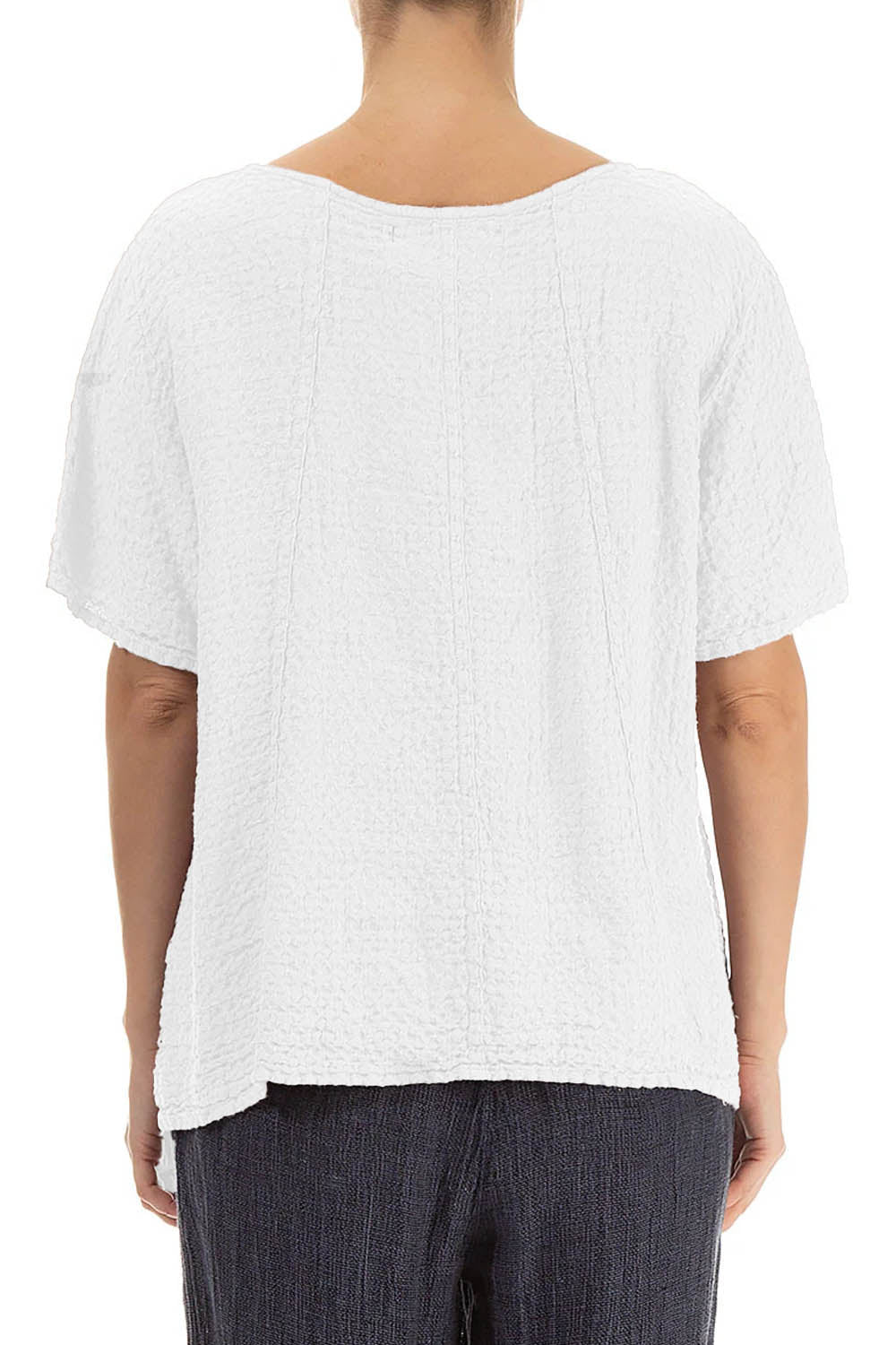 Panel Detail Linen 5386 Blouse