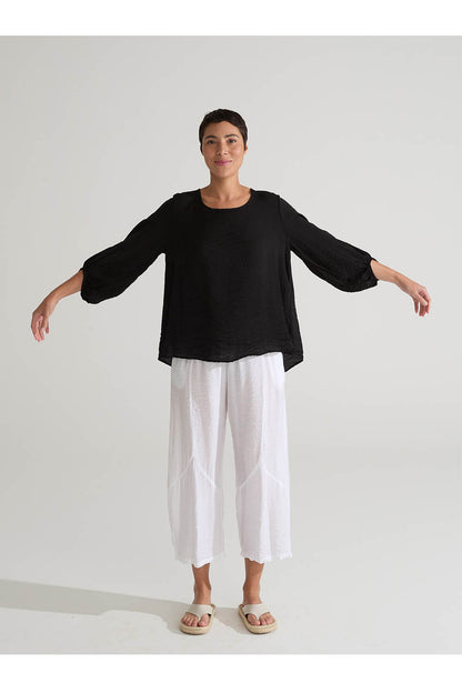Balloon Sleeve Parachute Top