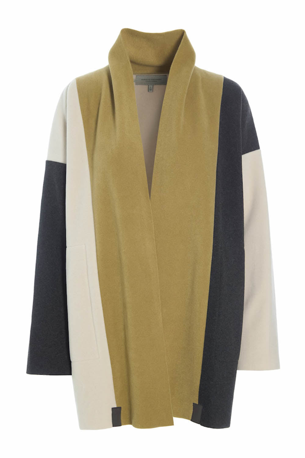 Fleece Patch Cardigan